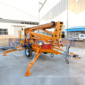 Cherry Picker 10M Cherry Picker Towable Telescopic Boom Lift With Ce Iso